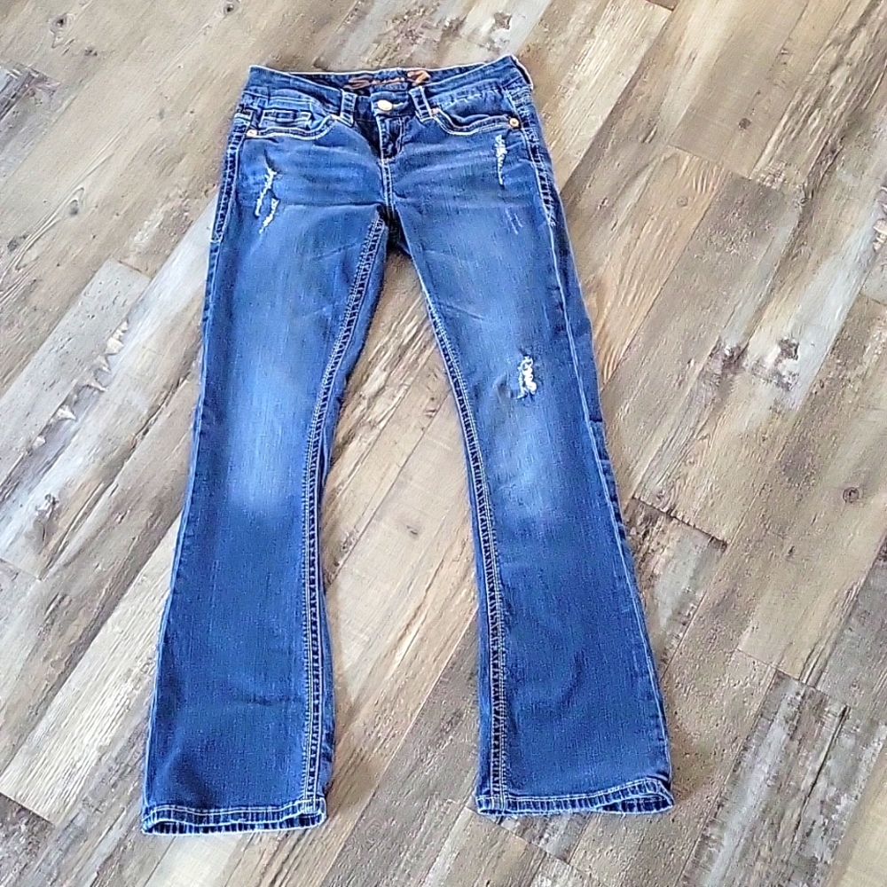 Seven7 Jeans boot cut flare ripped